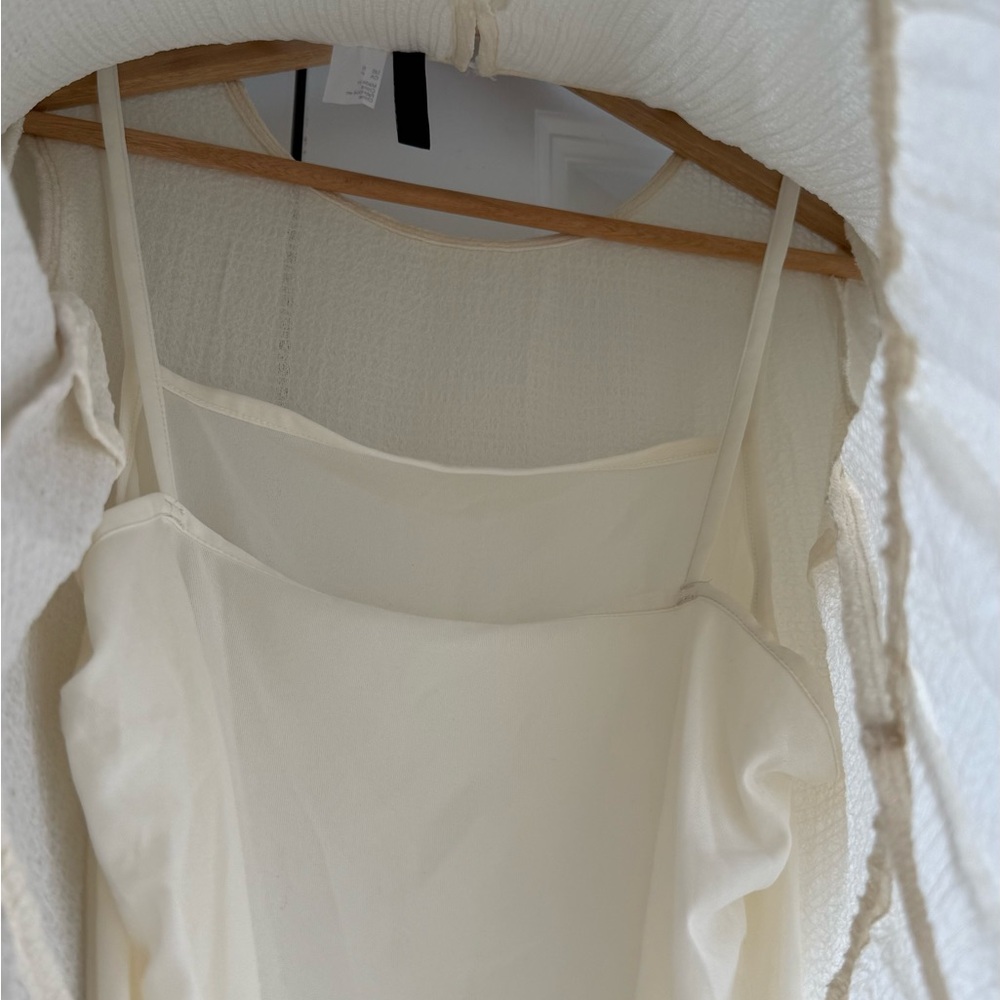 Divided Ivory Tiered Mini Dress - Picture 8 of 8